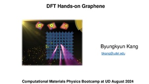 Dft hand on graphene.pdf