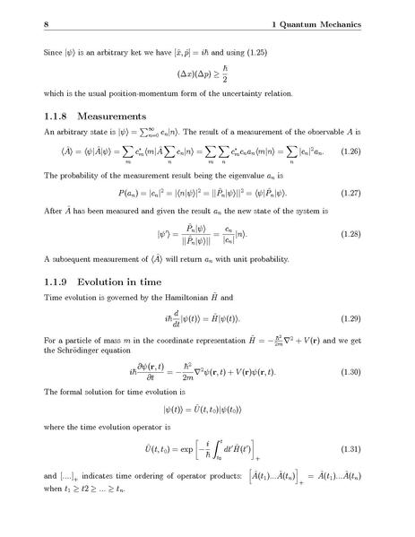 1.1 Dirac Notation and rules of Quantum Mechanics
